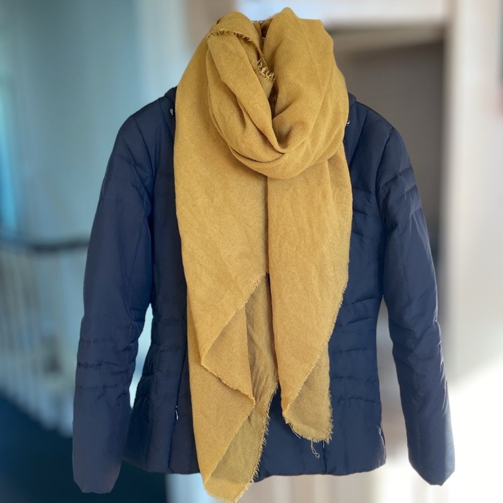 Large wool blanket scarf/wrap/throw